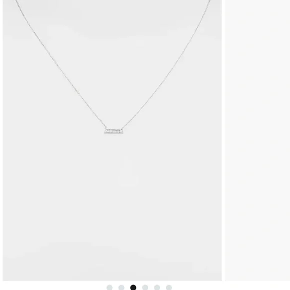 Dana Rebecca “Sylvie Rose” diamond bar necklace - Picture 4 of 8